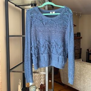 Anthropologie Moth Blue Sweater